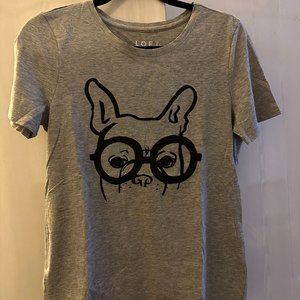 Loft Ann Taylor, Size M, Women's Dog T-Shirt